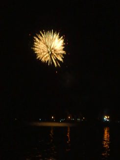 New Years Fireworks, Te Anau, New Zealand