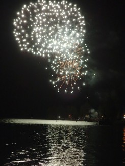 New Years Fireworks, Te Anau, New Zealand