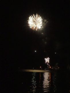 New Years Fireworks, Te Anau, New Zealand