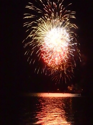 New Years Fireworks, Te Anau, New Zealand